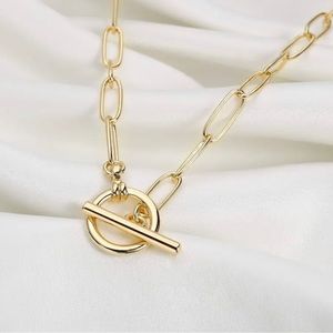 18K GOLD PLATED STAINLESS STEEL NECKLACE